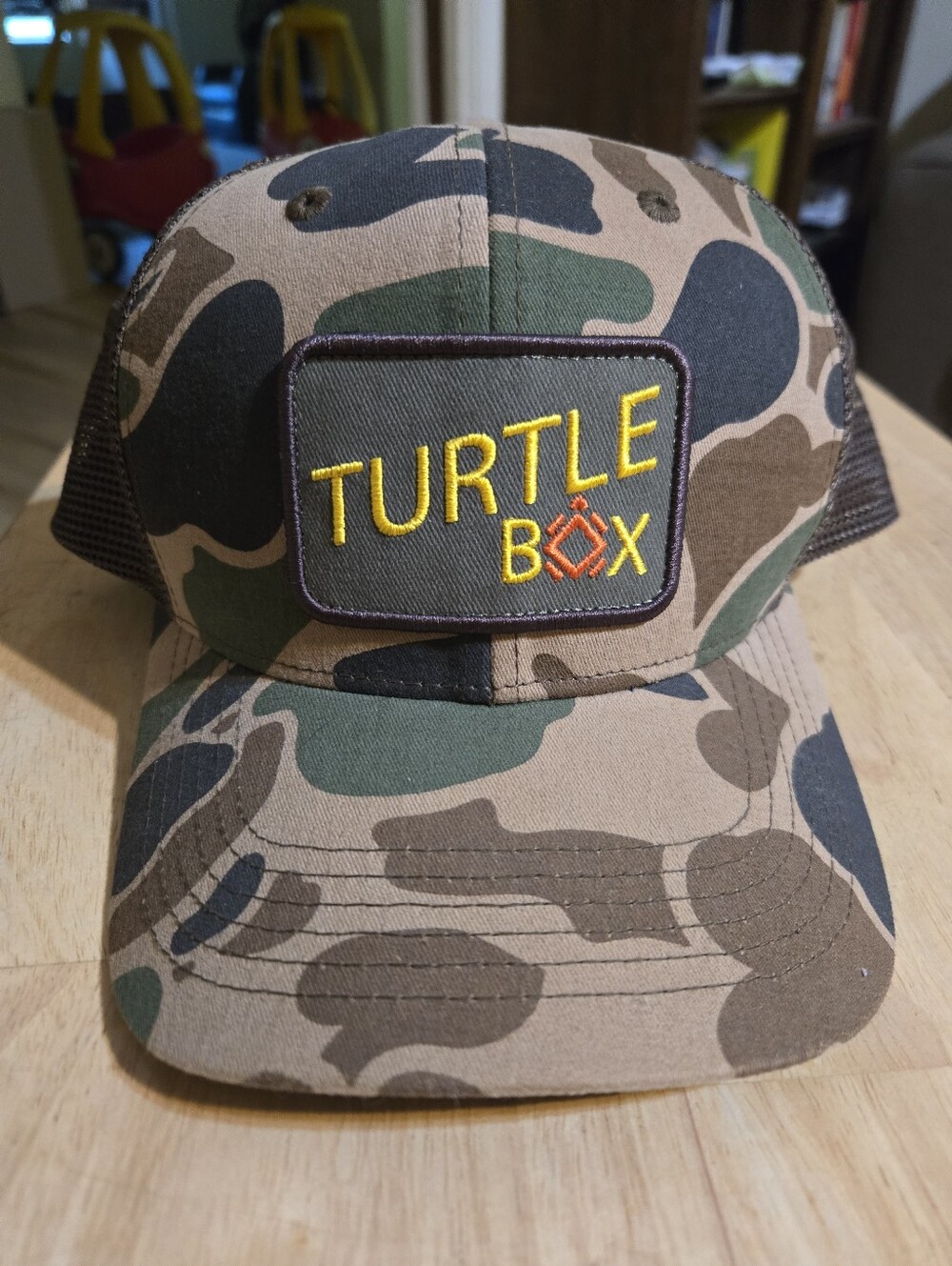 Camo Trucker Cap - Green/Brown